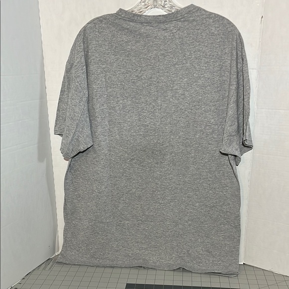 Gray Graphic T-Shirt with Music Print - Picture 2 of 6